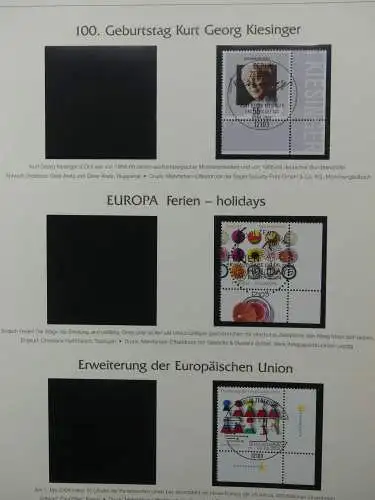 BRD Bund 2004-2012 gestempelt besammelt im Post Vordruck #LZ644