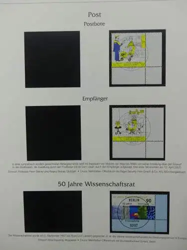 BRD Bund 2004-2012 gestempelt besammelt im Post Vordruck #LZ644