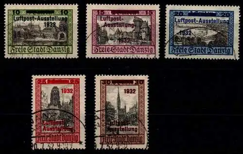 Danzig 231-235 gestempelt mit Sonderstempel #OG828