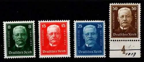 Deutsches Reich 403-406 postfrisch #OG895