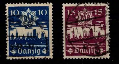 Danzig 267-268 gestempelt #OG426