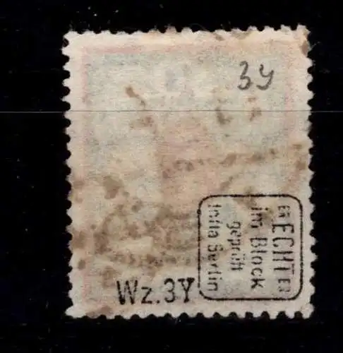 Danzig 127 y gestempelt geprüft Infla Berlin #OG457