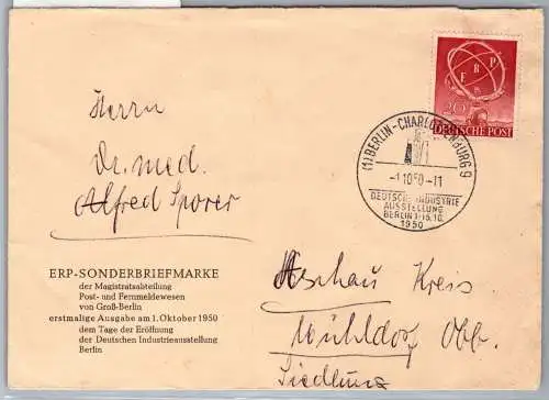 Berlin 71 als Ersttagsbrief FDC Sonderstempel #OF246