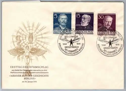 Berlin 92, 96, 99 als Ersttagsbrief FDC Sonderstempel #OF263