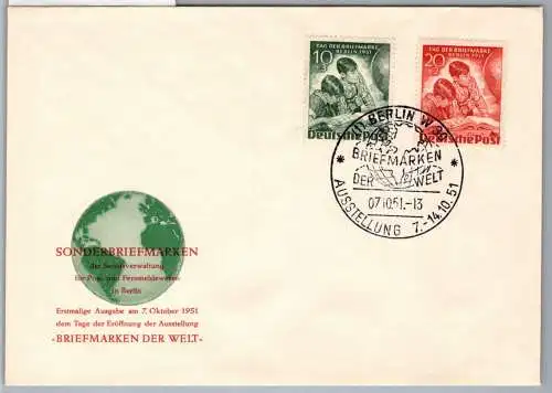 Berlin 80-81 als Ersttagsbrief FDC Sonderstempel #OF253
