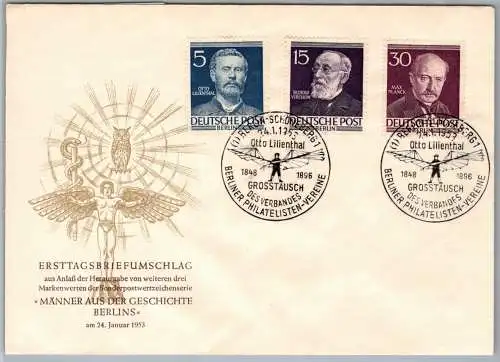 Berlin 92, 96, 99 als Ersttagsbrief FDC Sonderstempel #OF262