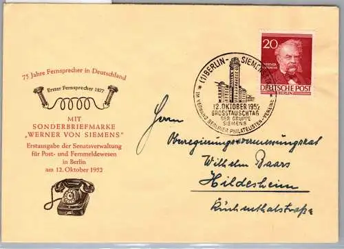 Berlin 97 als Ersttagsbrief FDC Sonderstempel #OF273
