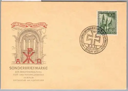 Berlin 107 als Ersttagsbrief #OF285