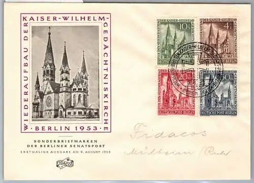 Berlin 106-109 als Ersttagsbrief #OF291