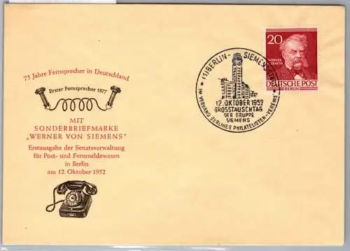 Berlin 97 als Ersttagsbrief FDC Sonderstempel #OF272