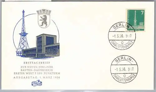 Berlin 135 als Ersttagsbrief #OF308