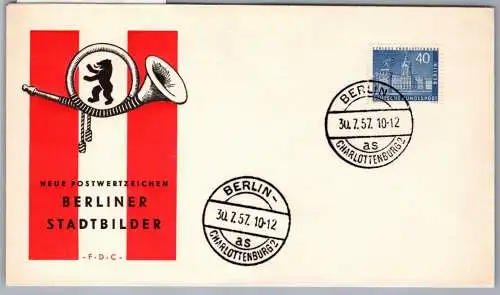 Berlin 150 als Ersttagsbrief #OF319