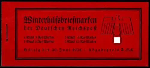 Deutsches Reich MH 44 postfrisch #OF826