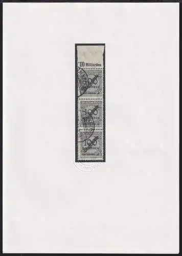 Deutsches Reich D 82 (3x) P OR postfrisch Attest Weinbuch #OF846