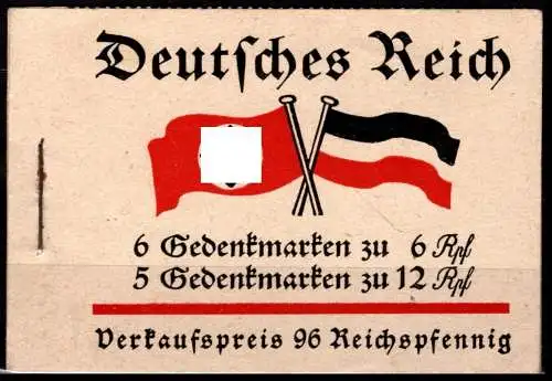 Deutsches Reich MH 32.4 postfrisch #OF821