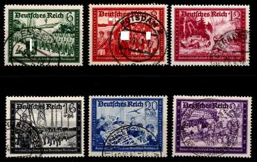 Deutsches Reich 773-778 gestempelt #OF610