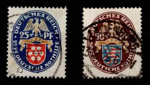 Deutsches Reich 400-401 gestempelt #OF622