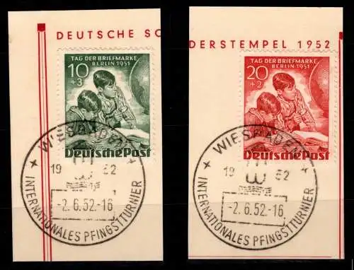 Berlin 80-81 gestempelt auf Briefstück mit Sonderstempel #OF893