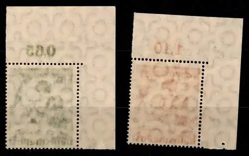 Berlin 80-81 postfrisch aus der rechten Bogenecke #OF899