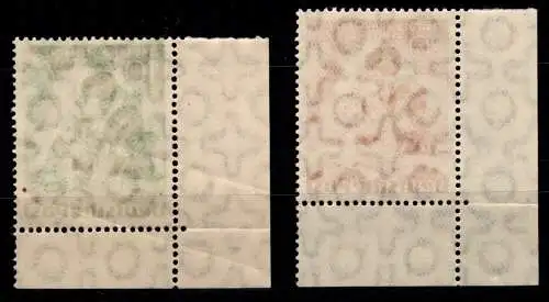 Berlin 80-81 postfrisch aus der linken Bogenecke, gefaltet #OF898