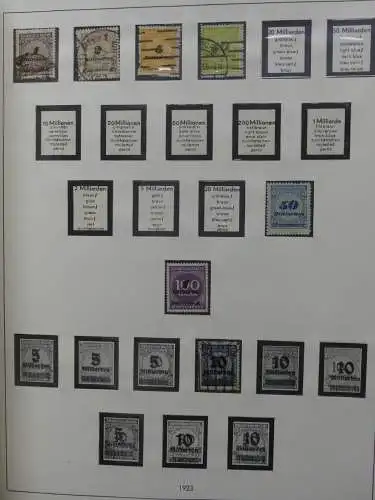 Deutsches Reich und Gebiete mit mittleren Werten im Safe Vordruck #LZ631