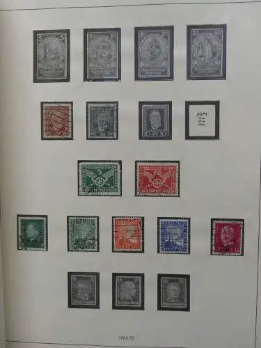 Deutsches Reich und Gebiete mit mittleren Werten im Safe Vordruck #LZ631