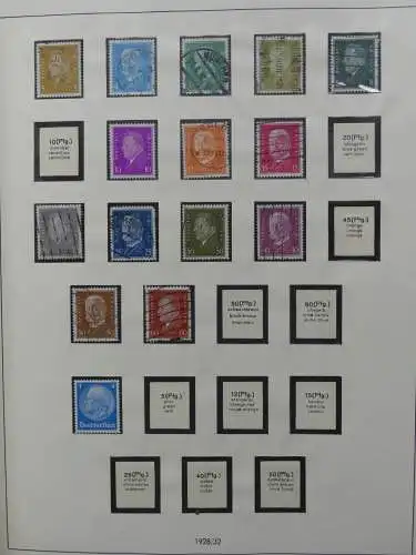 Deutsches Reich und Gebiete mit mittleren Werten im Safe Vordruck #LZ631