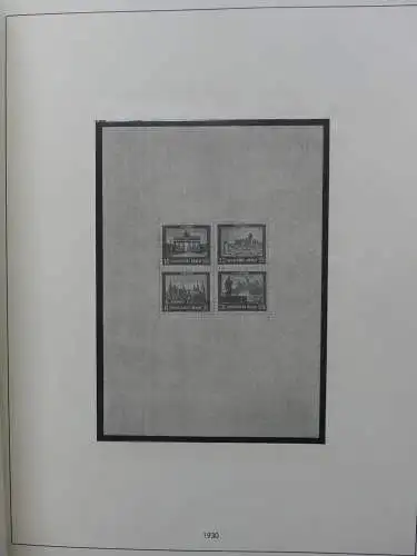 Deutsches Reich und Gebiete mit mittleren Werten im Safe Vordruck #LZ631