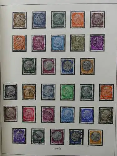 Deutsches Reich und Gebiete mit mittleren Werten im Safe Vordruck #LZ631