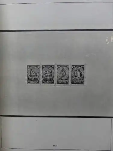 Deutsches Reich und Gebiete mit mittleren Werten im Safe Vordruck #LZ631