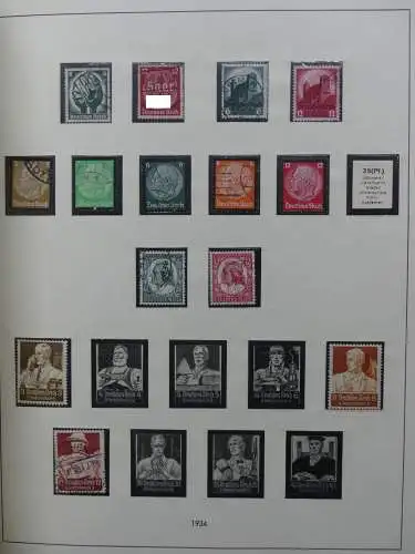 Deutsches Reich und Gebiete mit mittleren Werten im Safe Vordruck #LZ631