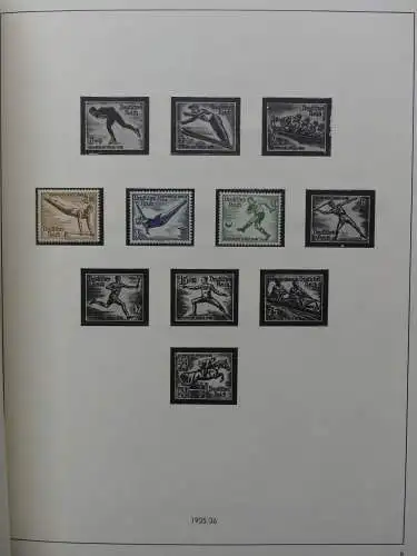 Deutsches Reich und Gebiete mit mittleren Werten im Safe Vordruck #LZ631