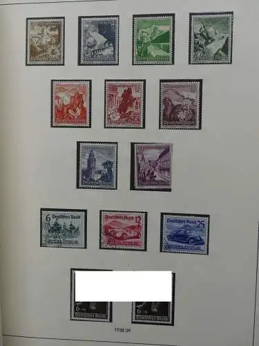 Deutsches Reich und Gebiete mit mittleren Werten im Safe Vordruck #LZ631