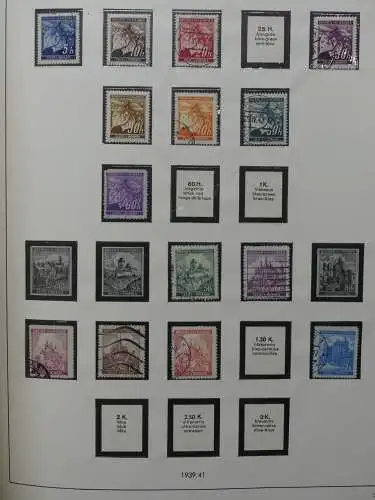 Deutsches Reich und Gebiete mit mittleren Werten im Safe Vordruck #LZ631