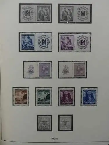 Deutsches Reich und Gebiete mit mittleren Werten im Safe Vordruck #LZ631