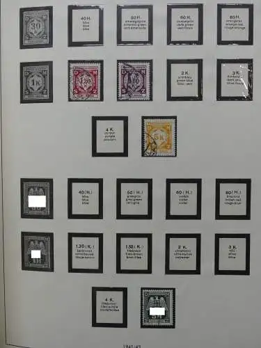 Deutsches Reich und Gebiete mit mittleren Werten im Safe Vordruck #LZ631