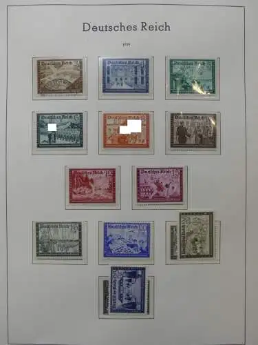 Deutsches Reich dual besammelt **/*/gestempelt im Leuchtturm Vordruck #LZ573