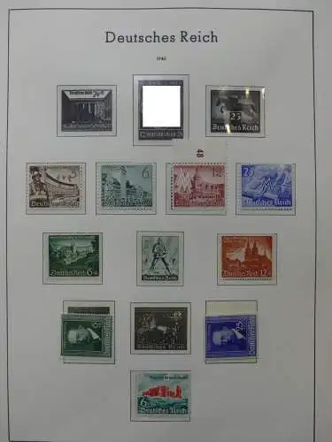 Deutsches Reich dual besammelt **/*/gestempelt im Leuchtturm Vordruck #LZ573