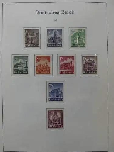 Deutsches Reich dual besammelt **/*/gestempelt im Leuchtturm Vordruck #LZ573