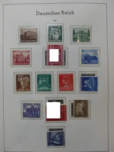 Deutsches Reich dual besammelt **/*/gestempelt im Leuchtturm Vordruck #LZ573