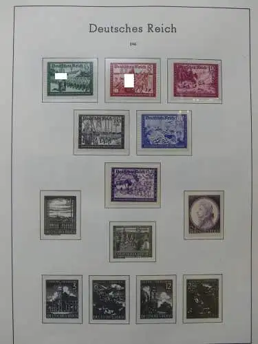Deutsches Reich dual besammelt **/*/gestempelt im Leuchtturm Vordruck #LZ573