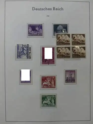 Deutsches Reich dual besammelt **/*/gestempelt im Leuchtturm Vordruck #LZ573