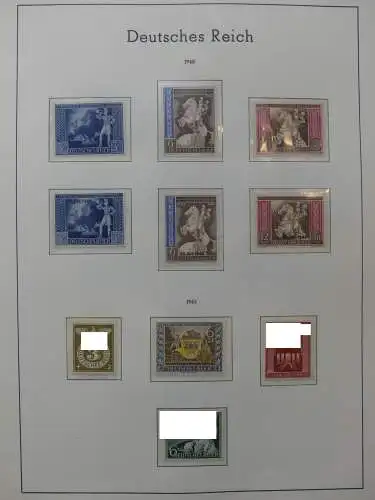 Deutsches Reich dual besammelt **/*/gestempelt im Leuchtturm Vordruck #LZ573