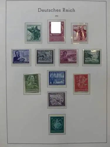 Deutsches Reich dual besammelt **/*/gestempelt im Leuchtturm Vordruck #LZ573