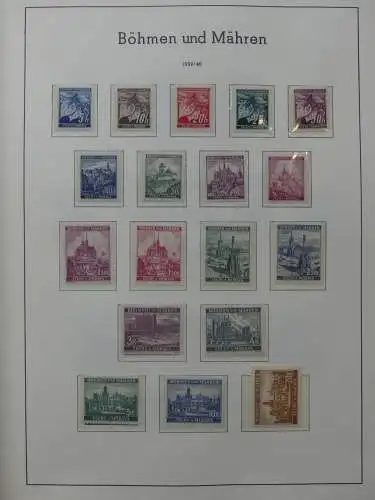 Deutsches Reich dual besammelt **/*/gestempelt im Leuchtturm Vordruck #LZ573