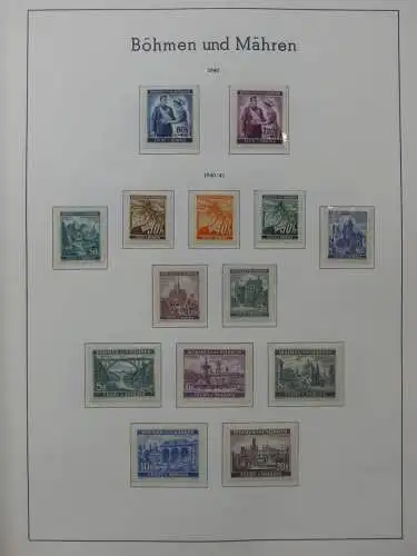 Deutsches Reich dual besammelt **/*/gestempelt im Leuchtturm Vordruck #LZ573