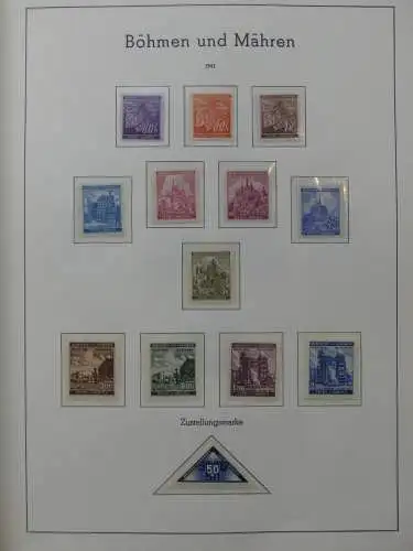 Deutsches Reich dual besammelt **/*/gestempelt im Leuchtturm Vordruck #LZ573