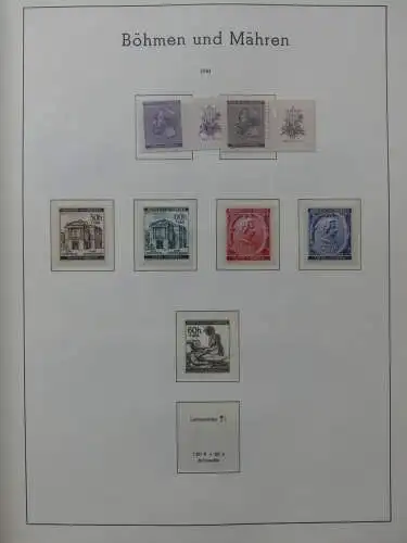 Deutsches Reich dual besammelt **/*/gestempelt im Leuchtturm Vordruck #LZ573
