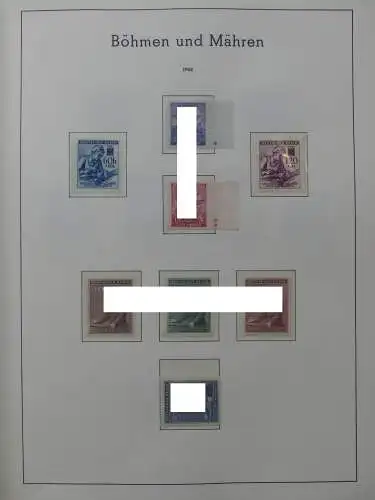 Deutsches Reich dual besammelt **/*/gestempelt im Leuchtturm Vordruck #LZ573