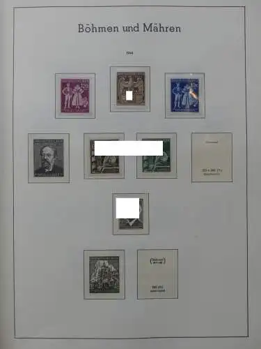 Deutsches Reich dual besammelt **/*/gestempelt im Leuchtturm Vordruck #LZ573